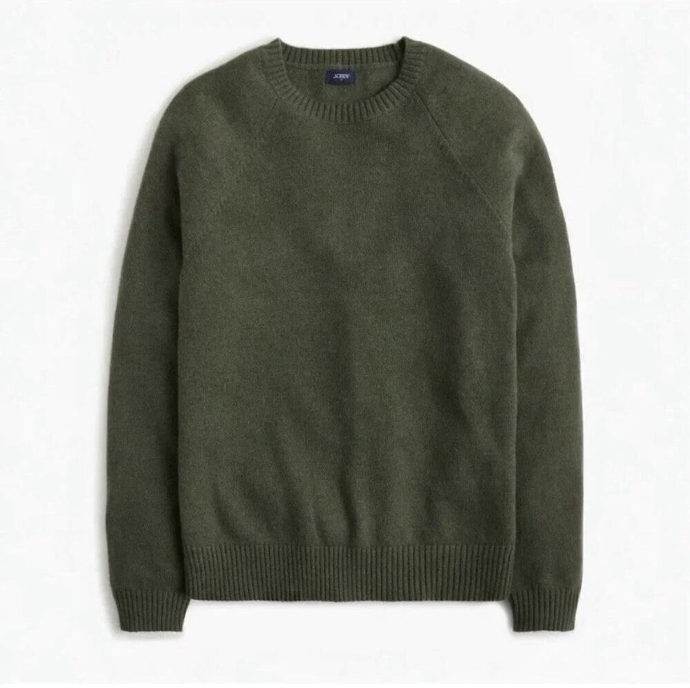 J Crew Sweater | Supersoft Lambs Wool Blend | Men’s Medium | Green | Retail: $98